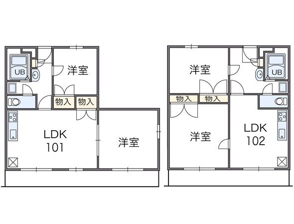 忠岡駅 徒歩21分 1階の物件間取画像